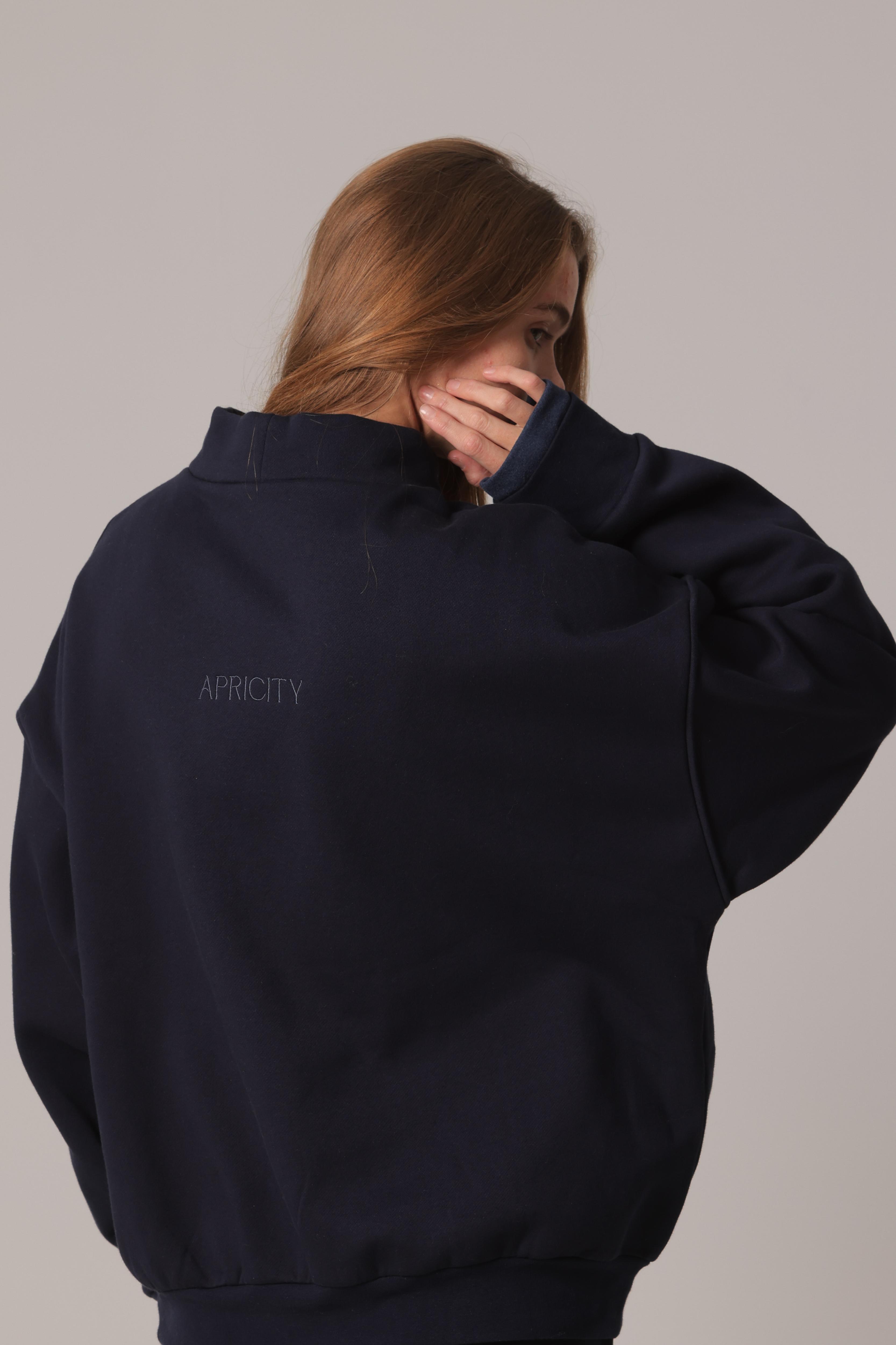 Oversized Sweatshirt Turtleneck