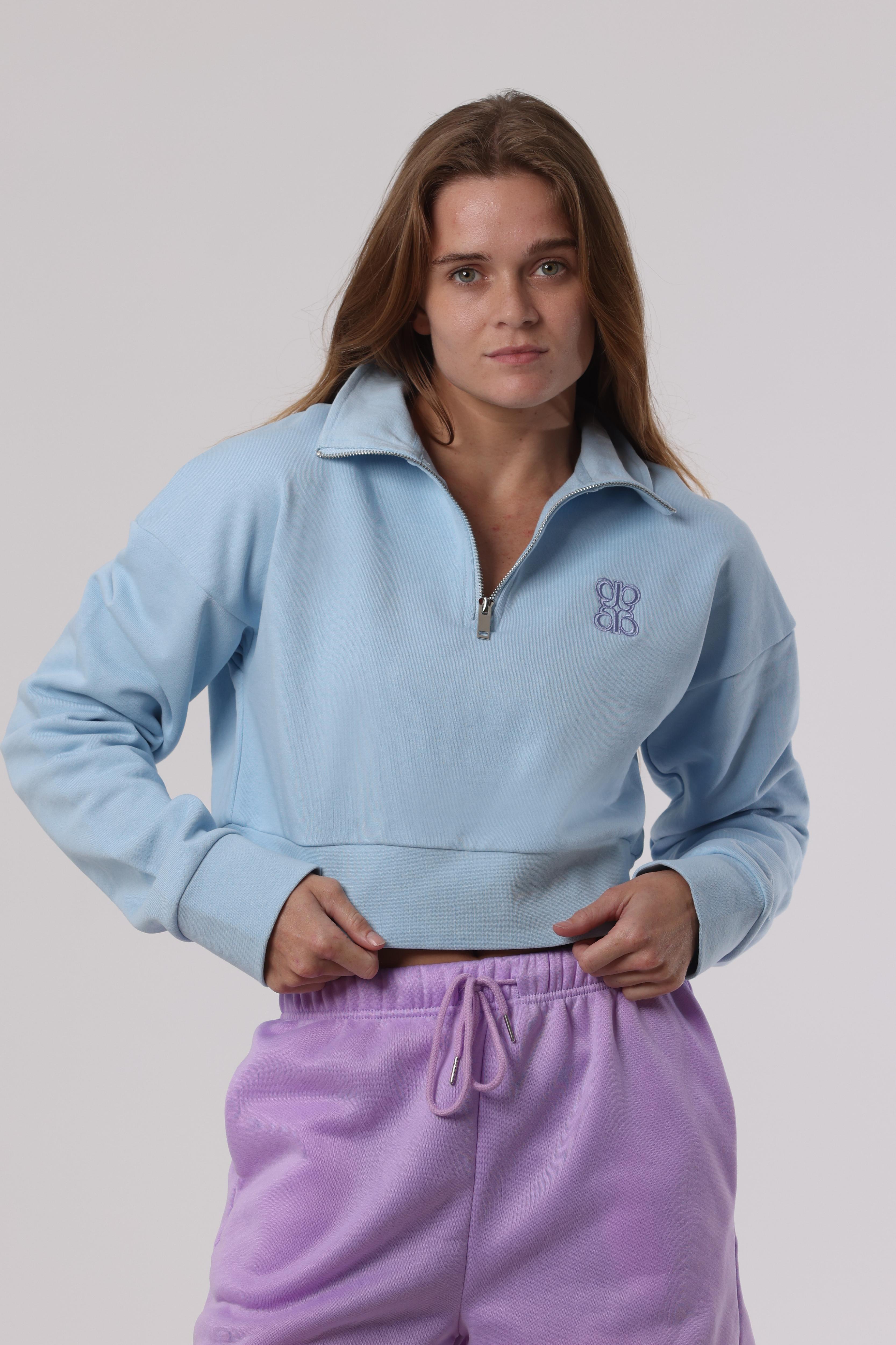 A New Era cropped Sweatshirt