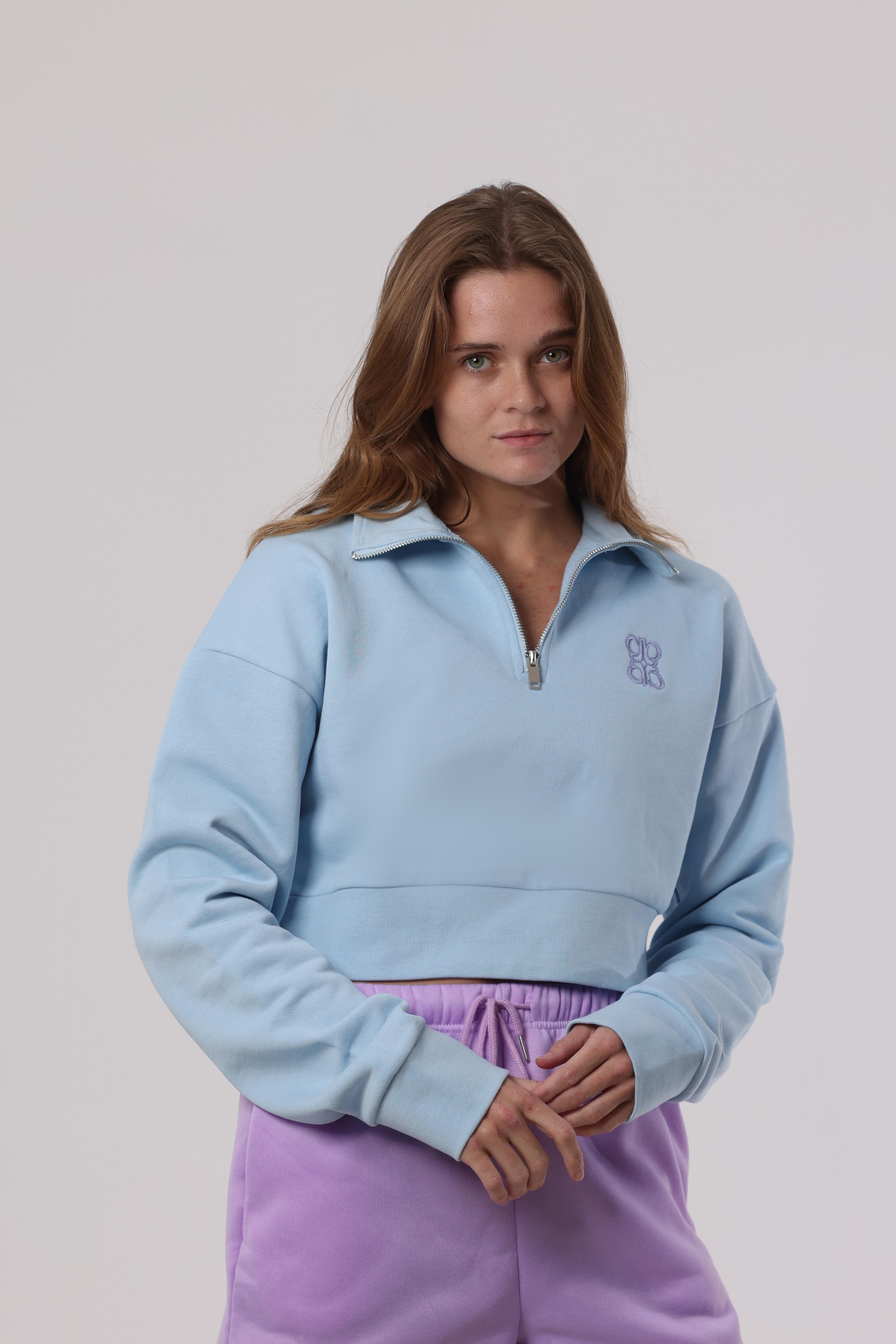 A New Era cropped Sweatshirt
