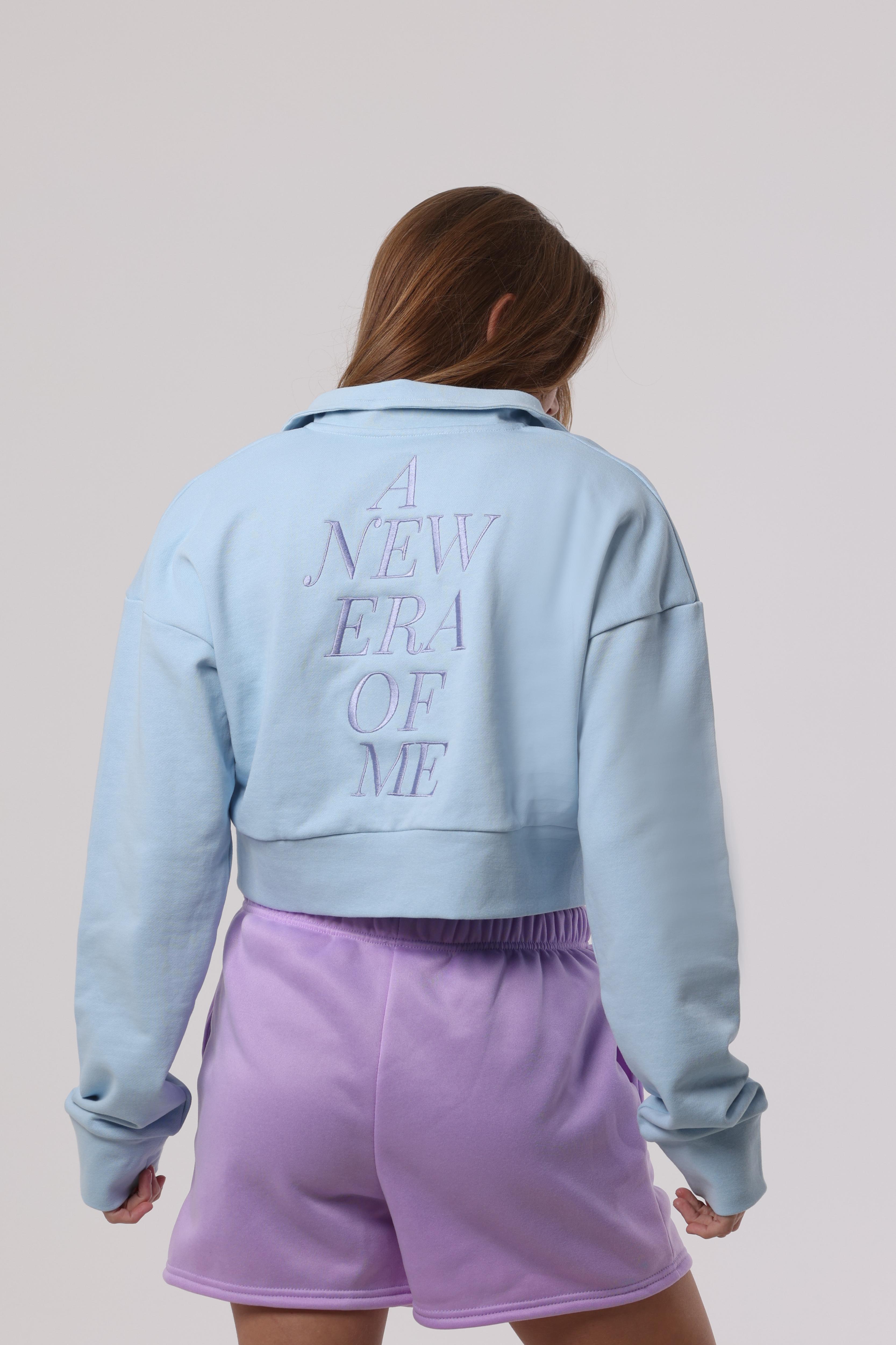 A New Era cropped Sweatshirt