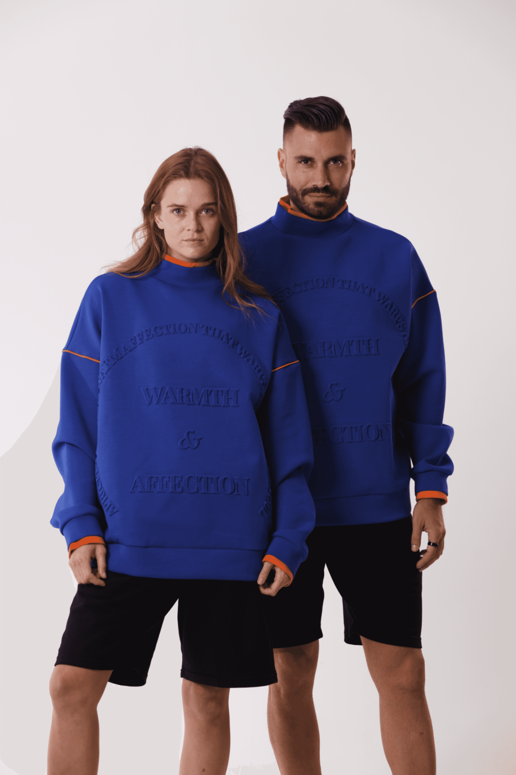 Oversized Dual-Tone Sweatshirt