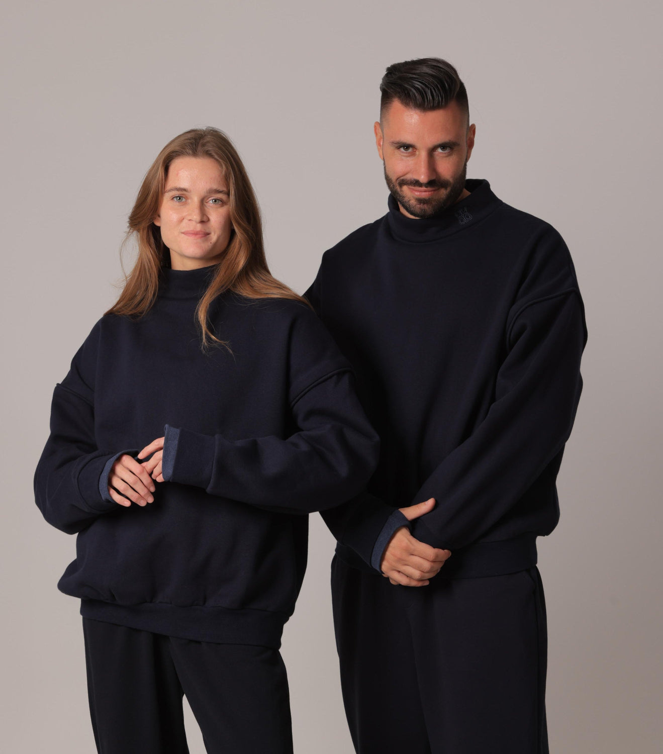 Oversized Sweatshirt Turtleneck