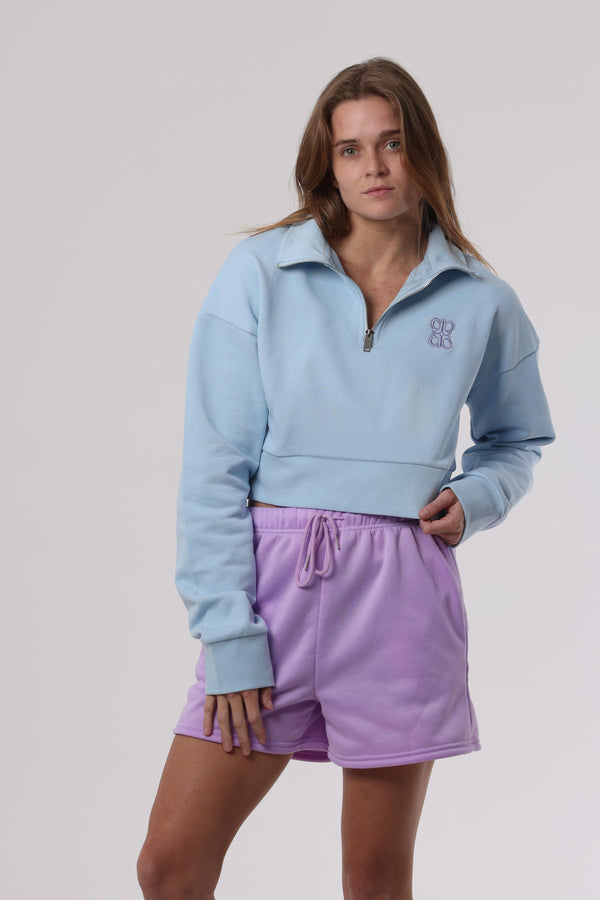 A New Era cropped Sweatshirt alternate view